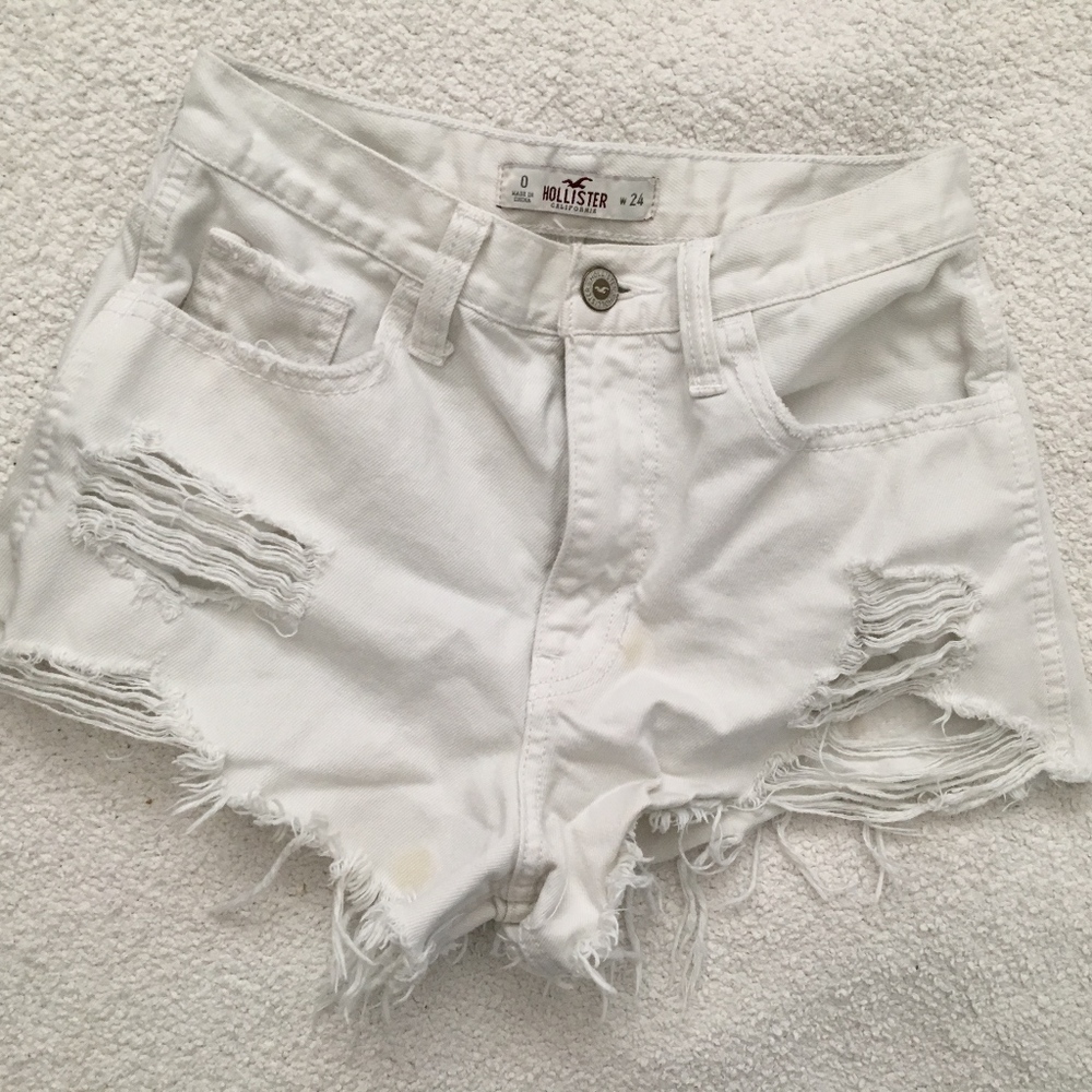 White Denim Abercrombie and Fitch Shorts